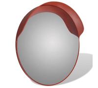 BESTLIFE Miroir de trafic convexe Plastique Orange 60 cm,avec manuel de montage（74547296）VIDAXL