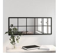 BESTLIFE Miroir mural noir 100x40 cm métal,avec manuel de montage（61132022）VIDAXL