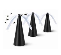 Bestlivings Lot de 3 répulsifs anti-mouches pour table - Répulsif efficace contre les mouches - Répulsif silencieux pour terrasse, jardin et balcon