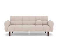 Bestmobilier Adam - Canapé Convertible clic-clac 2 Places Bubble en Tissu texturé