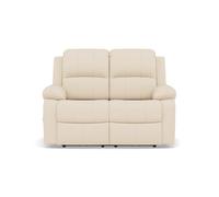 Bestmobilier Armand Canapé 2 Places, Canapé Relax Électrique en Simili | Beige, Assise Confortable, Dossier Moelleux, Design Moderne pour Salon