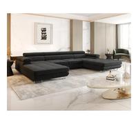 Bestmobilier Ayden canapé panoramique - Gris