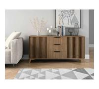Portmore - buffet bas - effet bois - 3 tiroirs et 2 portes - 150 cm - Bois Bois G