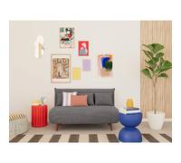 Bestmobilier Banquette clic-clac Lumi 2 places - Gris