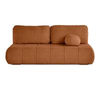 Bestmobilier Bowie canapé convertible 3 places - Terracotta
