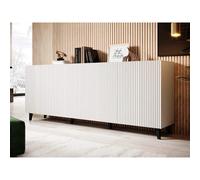 Bestmobilier Buffet bas Sanna 4 portes - Noir