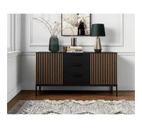 Bestmobilier Buffet Savanna bas - Bois