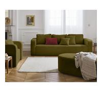 Bestmobilier Canapé convertible Miro - Vert
