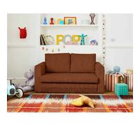Bestmobilier Canapé droit 2 places convertible - Terracotta