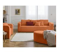 Bestmobilier canapé droit 3 places Miro - Beige