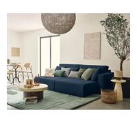 Bestmobilier canapé droit 4 places - Bleu