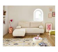 Bestmobilier canapé droit 4 places Cristal - Beige