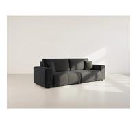 Bestmobilier Canapé droit convertible 4 places - Anthracite