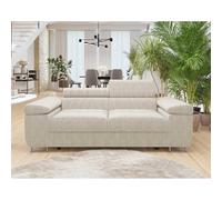 Bestmobilier Canapé droit Pablo - Beige
