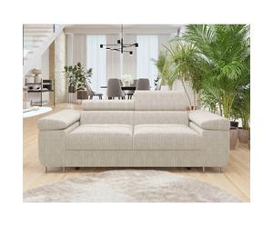 Bestmobilier Canapé droit Pablo - Beige