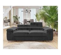 Bestmobilier Canapé droit Pablo - Gris clair