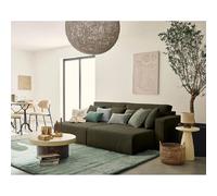 Bestmobilier canapé droit Topaze - Kaki