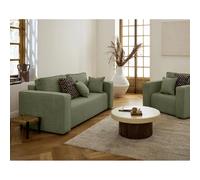 Bestmobilier Canapé droit Topaze - Vert