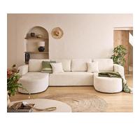 Bestmobilier canapé panoramique Miro - Beige