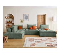 Bestmobilier canapé panoramique modulable - Vert