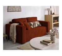 Bestmobilier canapé Topaze 2 places - Terracotta