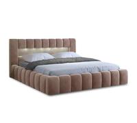 BestMobilier Cleo Lit Coffre LED 140x200