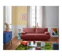 Bestmobilier Cristal canapé 3 places - Rose