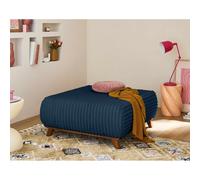 Bestmobilier Cristal pouf modulable - Bleu