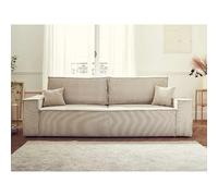 Bestmobilier Dellia canapé 3 places - Beige