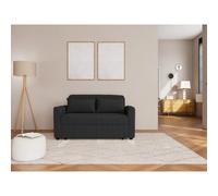 Bestmobilier Ernest canapé convertible 2 places - Noir