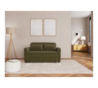 Bestmobilier Ernest canapé droit convertible 2 places - Vert