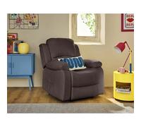 Best mobilier – Fauteuil de relaxation électrique Armand – velours côtelé – Marron