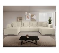 Bestmobilier Gabriel canapé panoramique - Beige