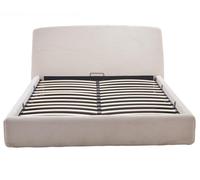 Bestmobilier Juliette - lit Coffre - 160x200 cm - en Velours côtelé