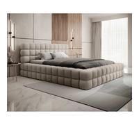 BESTMOBILIER Kingston lit coffre 160x200 Beige