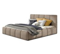 Bestmobilier Lucea - lit Coffre - 180x200 - sommier Inclus - en Velours