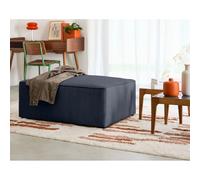 Bestmobilier pouf Topaze - Bleu