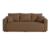 Bestmobilier Canapé convertible 3 places - Marron