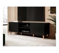 Bestmobilier Sanna meuble TV - Noir
