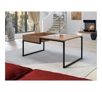 Bestmobilier Tim table basse industrielle - Marron