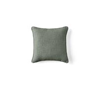 Topaze - coussin - en tissu velours relief - 40x40 cm - Vert Vert G