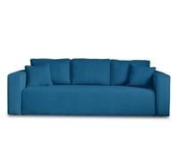 BestMobilier Topaze - canapé 3 Places - Convertible avec Coffre - en Velours côtelé