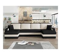 Bestmobilier Valos canapé panoramique - Noir