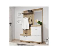 Bestmobilier Vestiaire d'entrée Thea - Bois