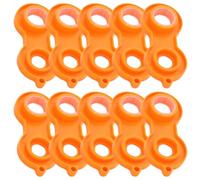 BESTOMZ 10pcs Clé à Robinet en Abs Orange, Outil de Retrait D'aérateur Facile à Saisir Démonter, Cuisine, Salle de Bain et Hôtels