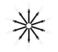 BESTOMZ 12 Pièces Absorbeur D’encre 3,4mm en Plastique, Piston | Remplacement Pratique du Convertisseur, Design Compact et Réutilisable, pour Stylos Plume Standard et Étuis