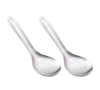 BESTOMZ 2 Pièces Broyeur de Gingembre en Acier Inoxydable Argenté Multifonction Cuillère Râpe Cuisine Maison, Ustensile Pratique et Solide de Cuillère