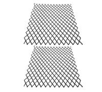BESTOMZ 2 Pièces Grille à Bûches pour Cheminée en Acier Noir, Haute | Compatibilité pour Foyers Domestiques et Commerciaux, Sécurité Renforcée, Combustion Optimisée