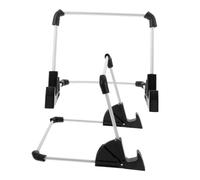 BESTOMZ 2 Pièces Support de Planche à Tracer Réglable, Support pour Tableau Lumineux de Traçage A4, Argenté, Plastique et Alliage, Angles Réglables, Pliable, pour Artistes, Maison