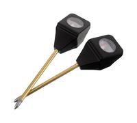 BESTOMZ 2 Pièces Testeur D'humidité Sol Facile à Utiliser Design Compact en Plastique et Métal Portable pour Jardinage Extérieur pour Plantes et Succulentes
